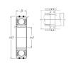 30 mm x 72 mm x 19 mm  NTN AC-6306LLB радиальные шарикоподшипники #1 small image