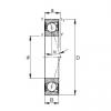 15 mm x 28 mm x 7 mm  FAG B71902-C-2RSD-T-P4S радиально-упорные шарикоподшипники