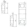 55 mm x 100 mm x 21 mm  NACHI 6211ZENR радиальные шарикоподшипники