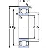 30 mm x 72 mm x 19 mm  SKF E2.6306-2Z радиальные шарикоподшипники #1 small image