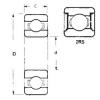 14,2875 mm x 34,925 mm x 11,1125 mm  FBJ 1622-2RS радиальные шарикоподшипники #1 small image