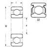 65 mm x 140 mm x 33 mm  FBJ 6313ZZ радиальные шарикоподшипники #1 small image