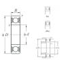 50 mm x 80 mm x 16 mm  KOYO 6010-2RU радиальные шарикоподшипники