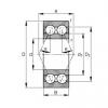 45 mm x 85 mm x 30,2 mm  FAG 3209-BD-TVH радиально-упорные шарикоподшипники