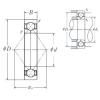 50 mm x 110 mm x 27 mm  NSK QJ310 радиально-упорные шарикоподшипники #1 small image