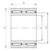 50 mm x 72 mm x 40 mm  ISO NA6910 игольчатые подшипники