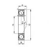 200 mm x 310 mm x 51 mm  FAG B7040-E-T-P4S радиально-упорные шарикоподшипники #1 small image