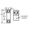 AST 7221C радиально-упорные шарикоподшипники #1 small image