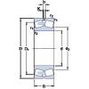 460 mm x 760 mm x 300 mm  SKF 24192 ECA/W33 сферические роликоподшипники #1 small image