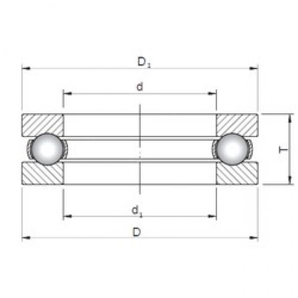 ISO 51244 упорные шарикоподшипники #1 image