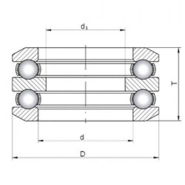 ISO 54316 упорные шарикоподшипники #1 image