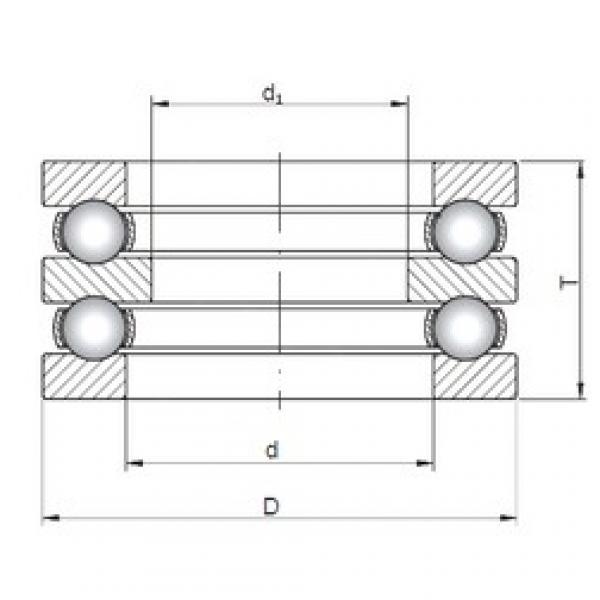 ISO 52224 упорные шарикоподшипники #1 image