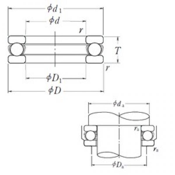 NSK 51103 упорные шарикоподшипники #1 image