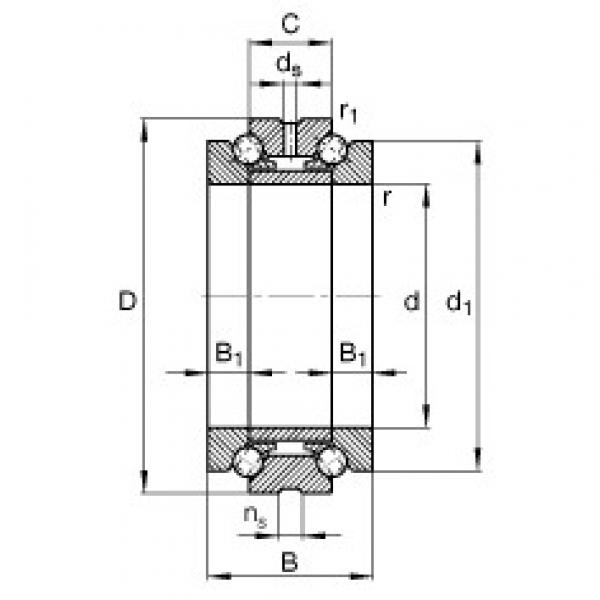 67 mm x 100 mm x 44 mm  FAG 234713-M-SP упорные шарикоподшипники #1 image