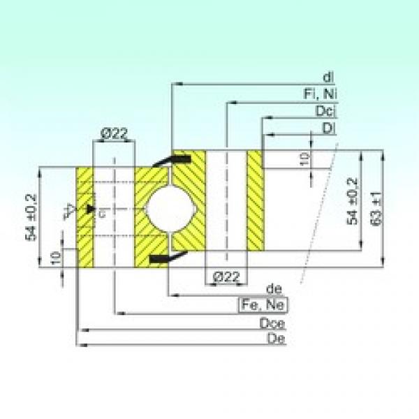 ISB NB1.25.1355.201-2PPN упорные шарикоподшипники #1 image