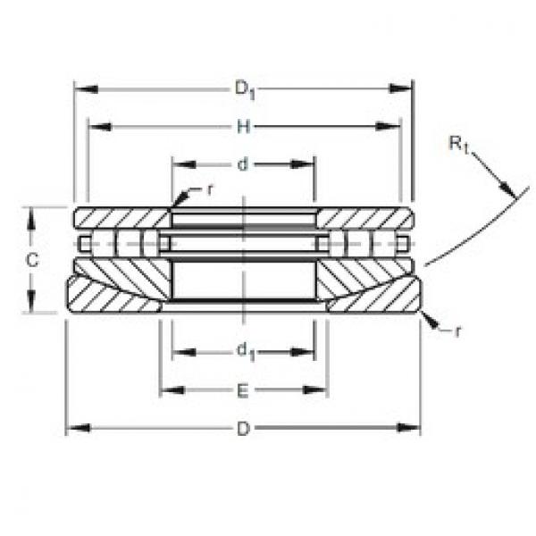 Timken 100TPS145 упорные роликоподшипники #1 image