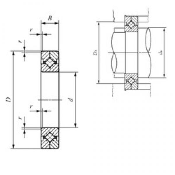 110 mm x 160 mm x 20 mm  IKO CRBC 11020 упорные роликоподшипники #1 image