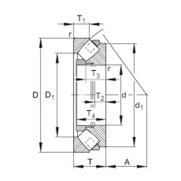 FAG 292/900-E-MB упорные роликоподшипники #1 image