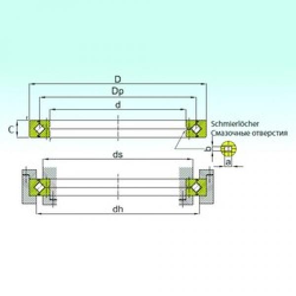 110 mm x 160 mm x 20 mm  ISB RB 11020 упорные роликоподшипники #1 image