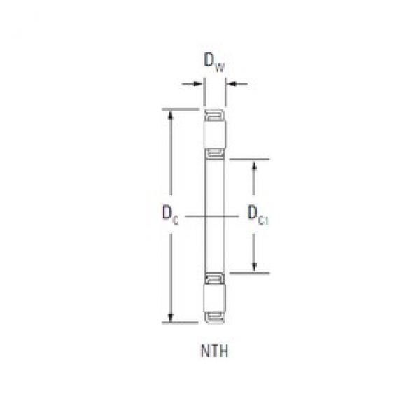 Timken NTH-4876 упорные роликоподшипники #1 image