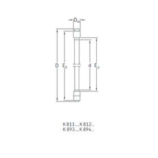 SKF K81218TN упорные роликоподшипники #1 image