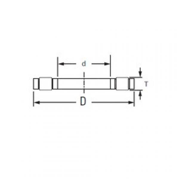 Timken K.81104TVP упорные роликоподшипники #1 image