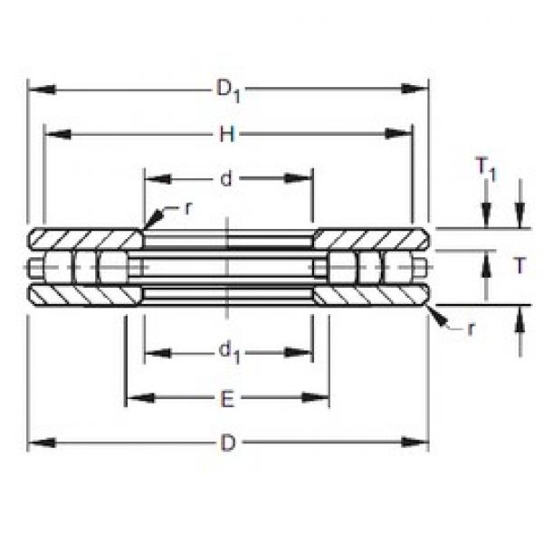 Timken 100TP145 упорные роликоподшипники #1 image