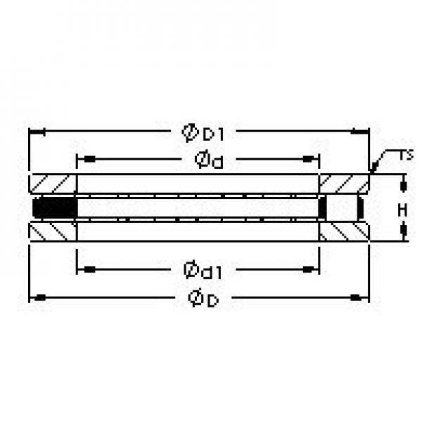 AST 81222 M упорные роликоподшипники #1 image