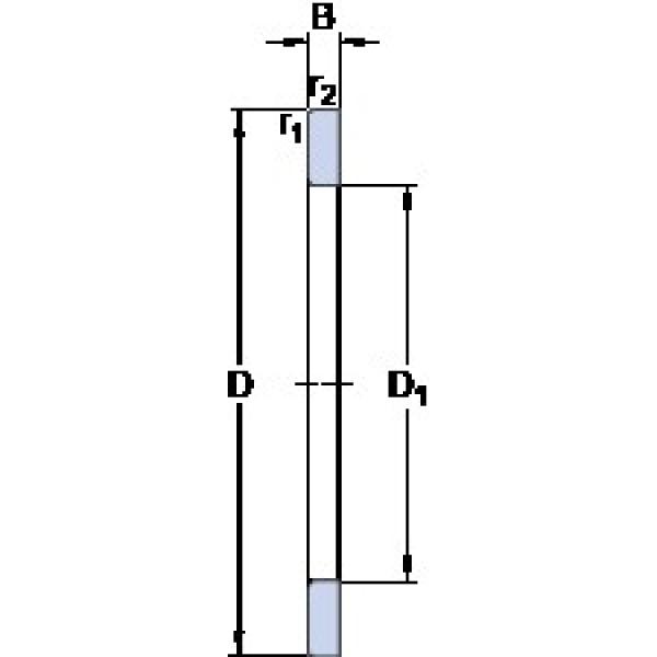 SKF GS 81144 упорные роликоподшипники #1 image