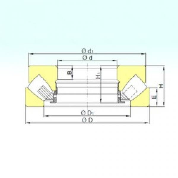 220 mm x 300 mm x 36,5 mm  ISB 29244 M упорные роликоподшипники #1 image