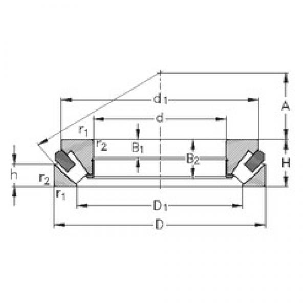 130 mm x 270 mm x 55,5 mm  NKE 29426-M упорные роликоподшипники #1 image