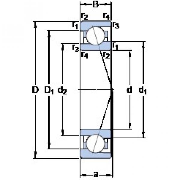 55 mm x 80 mm x 13 mm  SKF 71911 ACE/HCP4A радиально-упорные шарикоподшипники #1 image