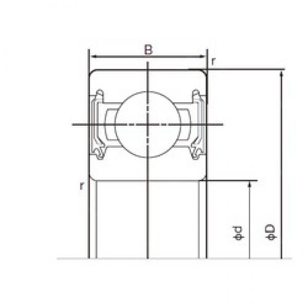 10 mm x 30 mm x 9 mm  NACHI 6200-2NSE радиальные шарикоподшипники #1 image