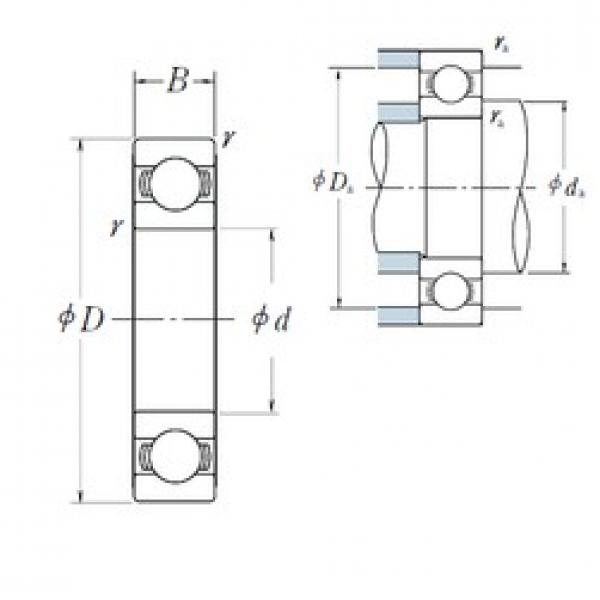 110 mm x 170 mm x 19 mm  NSK 16022 радиальные шарикоподшипники #1 image