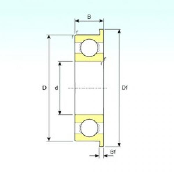 2,5 mm x 6 mm x 1,8 mm  ISB F682X радиальные шарикоподшипники #1 image