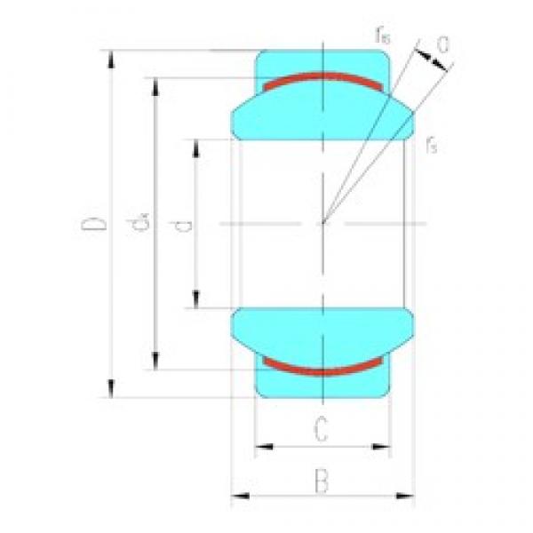 45 mm x 68 mm x 32 mm  LS GE45C подшипники скольжения #1 image