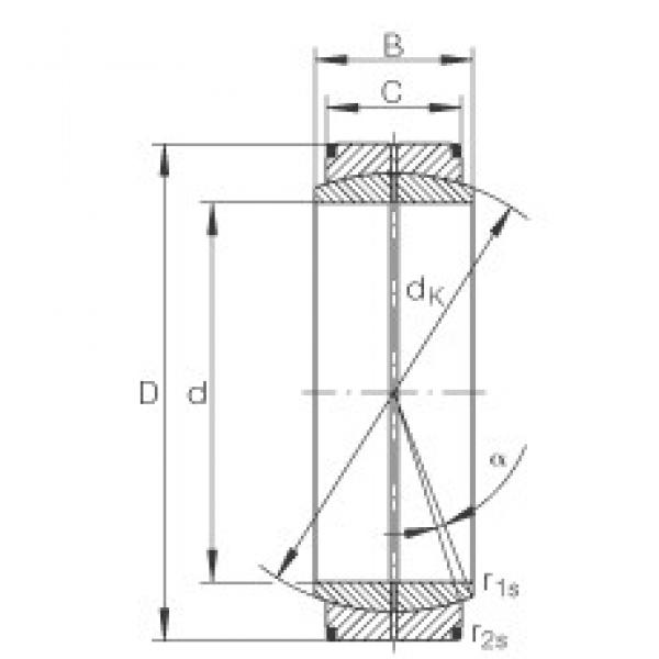 INA GE950-DO подшипники скольжения #1 image