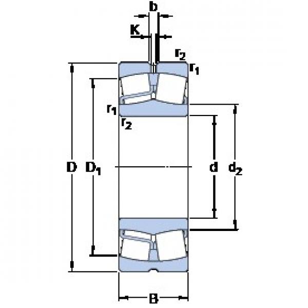 100 mm x 215 mm x 73 mm  SKF 22320 EJA/VA405 сферические роликоподшипники #1 image