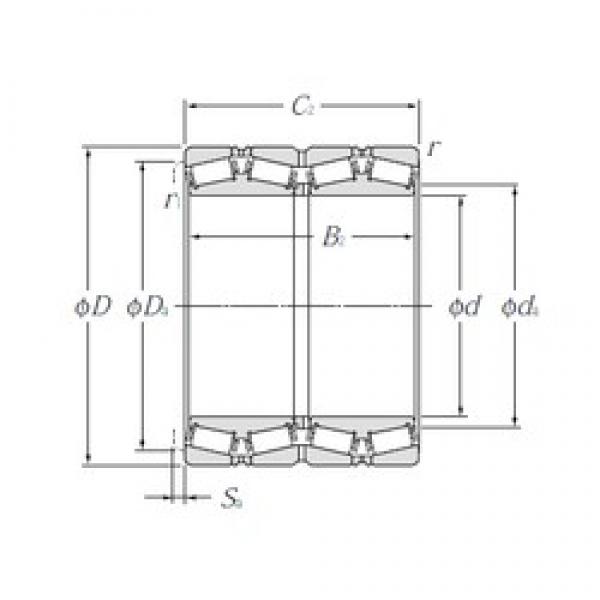 285,75 mm x 380,898 mm x 244,475 mm  NTN T-E-LM654648D/LM654610/LM654610D конические роликовые подшипники #1 image