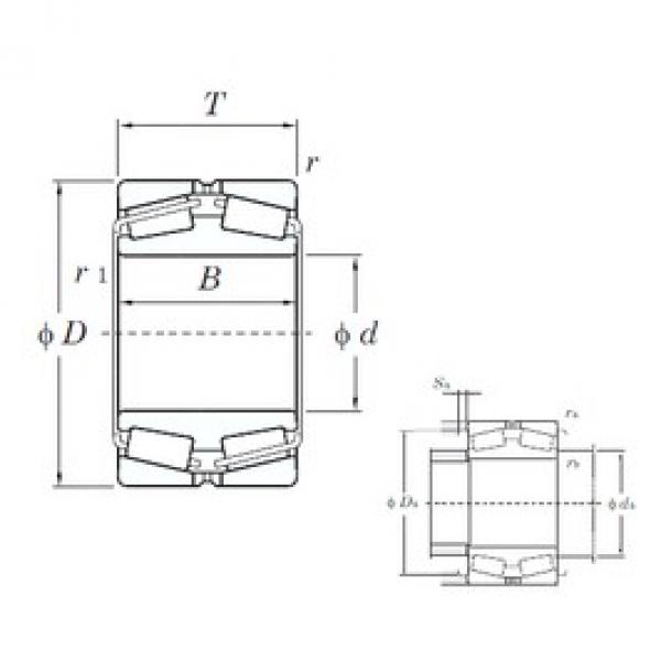 260 mm x 400 mm x 104 mm  KOYO 45252 конические роликовые подшипники #1 image