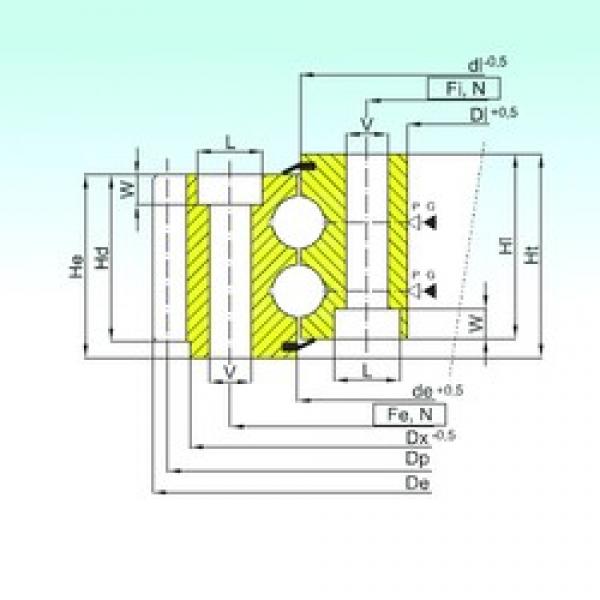 ISB EB2.30.1249.400-1SPPN упорные шарикоподшипники #1 image