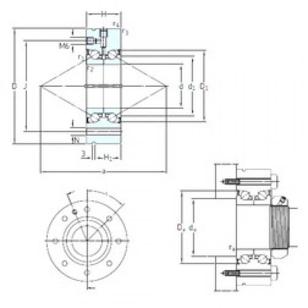 SNFA BEAM 40/115/Z 7P60 упорные шарикоподшипники #1 image