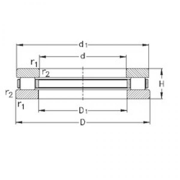 NKE 81240-MB упорные роликоподшипники #1 image