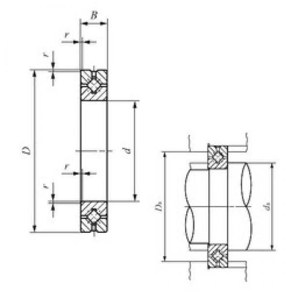 60 mm x 90 mm x 13 mm  IKO CRBH 6013 A упорные роликоподшипники #1 image