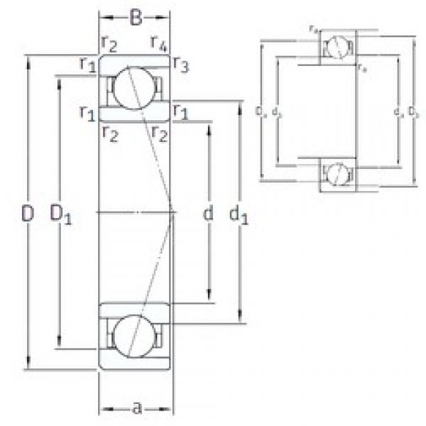 40 mm x 62 mm x 12 mm  SNFA VEB 40 /NS 7CE3 радиально-упорные шарикоподшипники #1 image