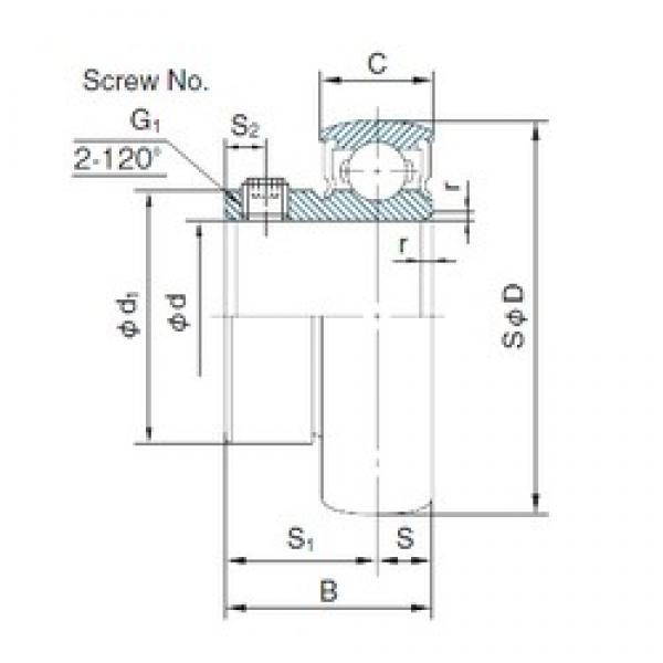 25 mm x 52 mm x 27 mm  NACHI B5 радиальные шарикоподшипники #1 image