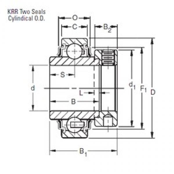 20 mm x 47 mm x 34,13 mm  Timken E20KRR радиальные шарикоподшипники #1 image