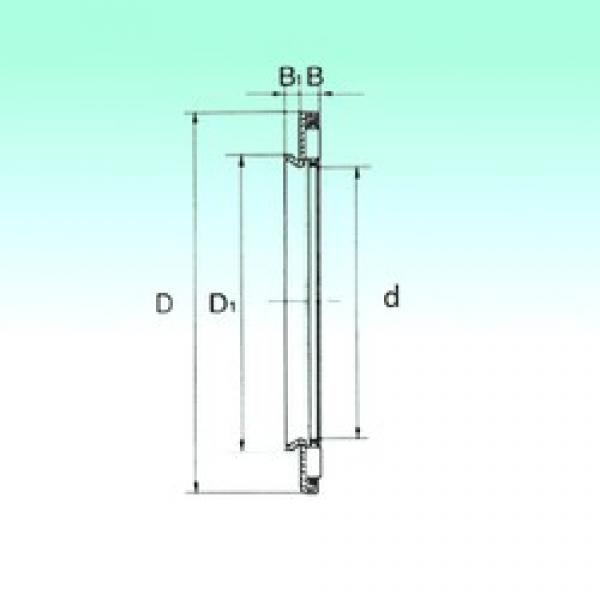 25 mm x 45 mm x 3,2 mm  NBS AXW 25 игольчатые подшипники #1 image