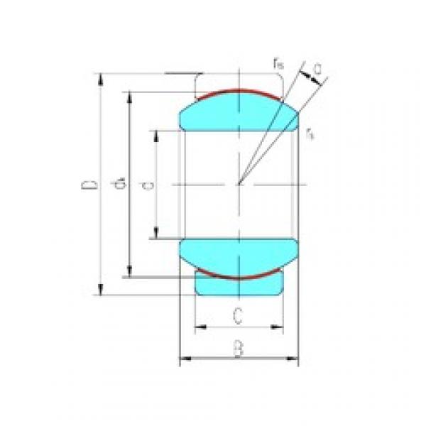 35 mm x 55 mm x 25 mm  LS GE35ET-2RS подшипники скольжения #1 image