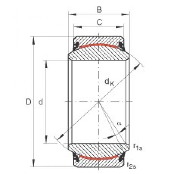 INA GE180-UK-2RS подшипники скольжения #1 image